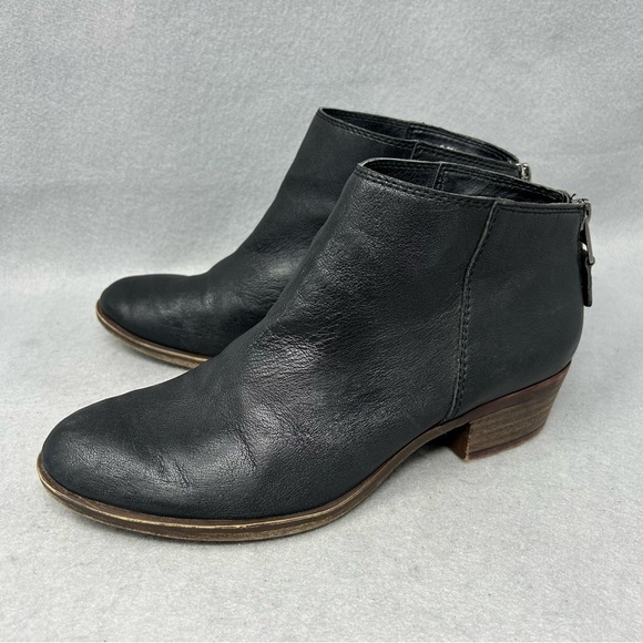 Lucky Brand Bremma Bootie, Black Leather, Womens Sizes US 6.5/EU 36.5 - Picture 1 of 12